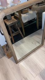 Spiegel hout, Huis en Inrichting, Woonaccessoires | Spiegels, Ophalen, Minder dan 50 cm, Zo goed als nieuw, Minder dan 100 cm