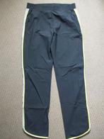 sandwich broek, mt s, travelstof, grijs met wit / gele bies, Maat 38/40 (M), Ophalen of Verzenden, Zo goed als nieuw, Sandwich