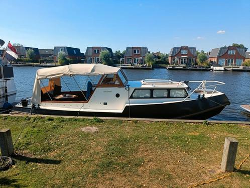 Zalmschouw  motorboot  8.70 mtr, diesel., Watersport en Boten, Motorboten en Motorjachten, Gebruikt, Staal, 6 tot 9 meter, Diesel