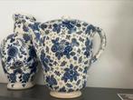 Oude koffiepot beatrice keramiek blauw/wit bloemetje, Ophalen of Verzenden