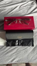 Cartier panter bril zilver grijs nieuw, Overige merken, Ophalen of Verzenden, Zo goed als nieuw, Grijs