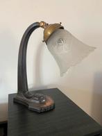 Art Nouveau lamp, Art Nouveau, Gebruikt, Ophalen of Verzenden, Metaal
