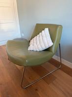 Leren Sijben Stoel - 1 of 2, Huis en Inrichting, Fauteuils, Ophalen, Minder dan 75 cm, Leer, Zo goed als nieuw