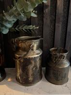 Set melkbus & roomkan ca. 1920–1940 –met originele patina, Ophalen of Verzenden