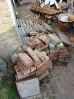Stoeptegels, klinkers en gele bakstenen gratis, Tuin en Terras, Ophalen, Gebruikt, Klinkers, 10 m² of meer