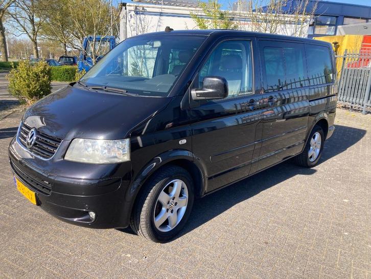 Volkswagen Multivan diesel 2005, Auto's, Bestelauto's, Centrale vergrendeling, Elektrische ramen, Lederen bekleding, Lichtmetalen velgen