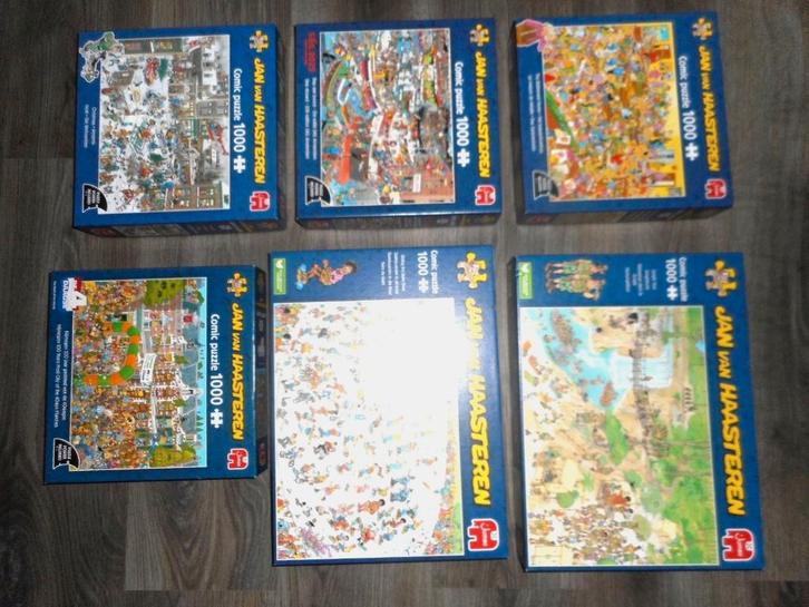 TE KOOP 6 LAATSTE NIEUWE VAN JAN VAN HAASTEREN., Hobby en Vrije tijd, Denksport en Puzzels, Nieuw, Legpuzzel, 500 t/m 1500 stukjes