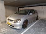 Honda Civic 1.6 I ES 2003 Grijs, RIJDT NIET, MOET WEG, Auto's, Honda, Voorwielaandrijving, Zwart, 4 cilinders, 49 €/maand