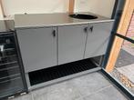 2x rvs aanrechtblad met spoelbak 120x60, Huis en Inrichting, Ophalen, Nieuw, Staal of Rvs, Enkelwandige keuken