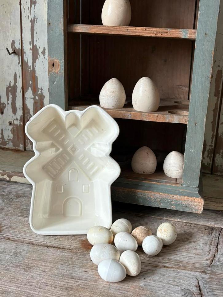 Vintage puddingvorm molen, Antiek en Kunst, Curiosa en Brocante, Ophalen of Verzenden
