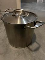 RVS Soeppan met Deksel - Geschikt voor Gas, Huis en Inrichting, Keuken | Potten en Pannen, Ophalen, Gebruikt, Rvs, Kookpan of Snelkookpan