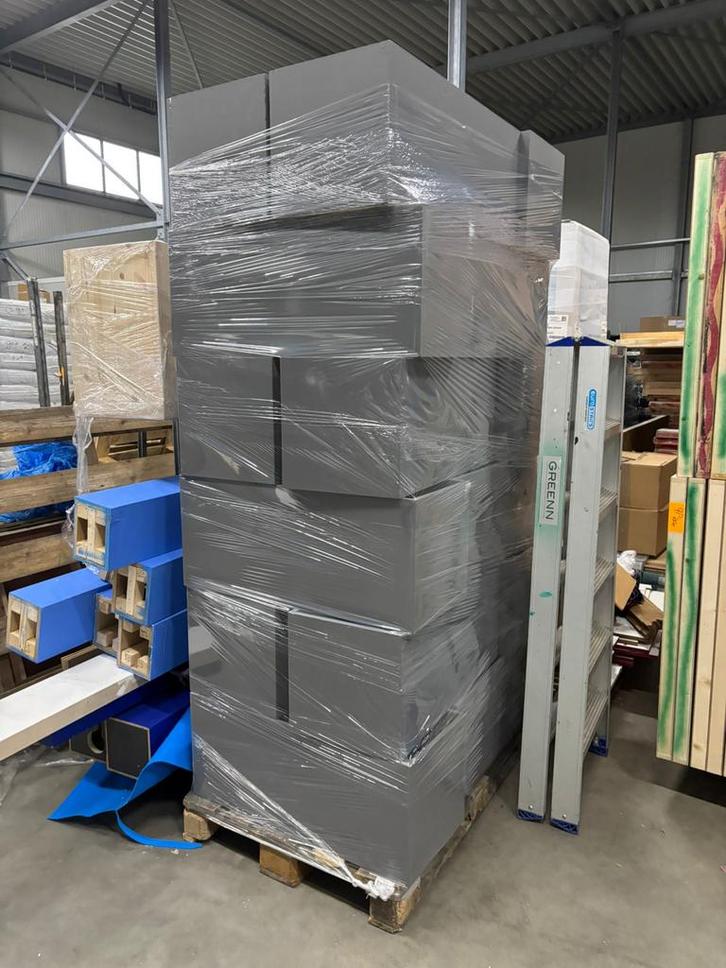 Houten Standbouw Kastjes - 18 Stuks, Doe-het-zelf en Verbouw, Hout en Planken, Zo goed als nieuw, Plank, Overige houtsoorten, Minder dan 200 cm