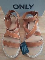 Nieuw! Zomerse sandalen Only, maat 39, Only, Bruin, Nieuw, Sandalen of Muiltjes