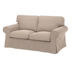 Ikea Ektorp 2-zitsbank beige, Ophalen, Gebruikt, 150 tot 200 cm, Tweepersoons