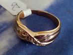 Prachtige Goldplated open ring (verstelbaar)Size:20/22m, Sieraden, Tassen en Uiterlijk, 20 of groter, Nieuw, Ophalen of Verzenden