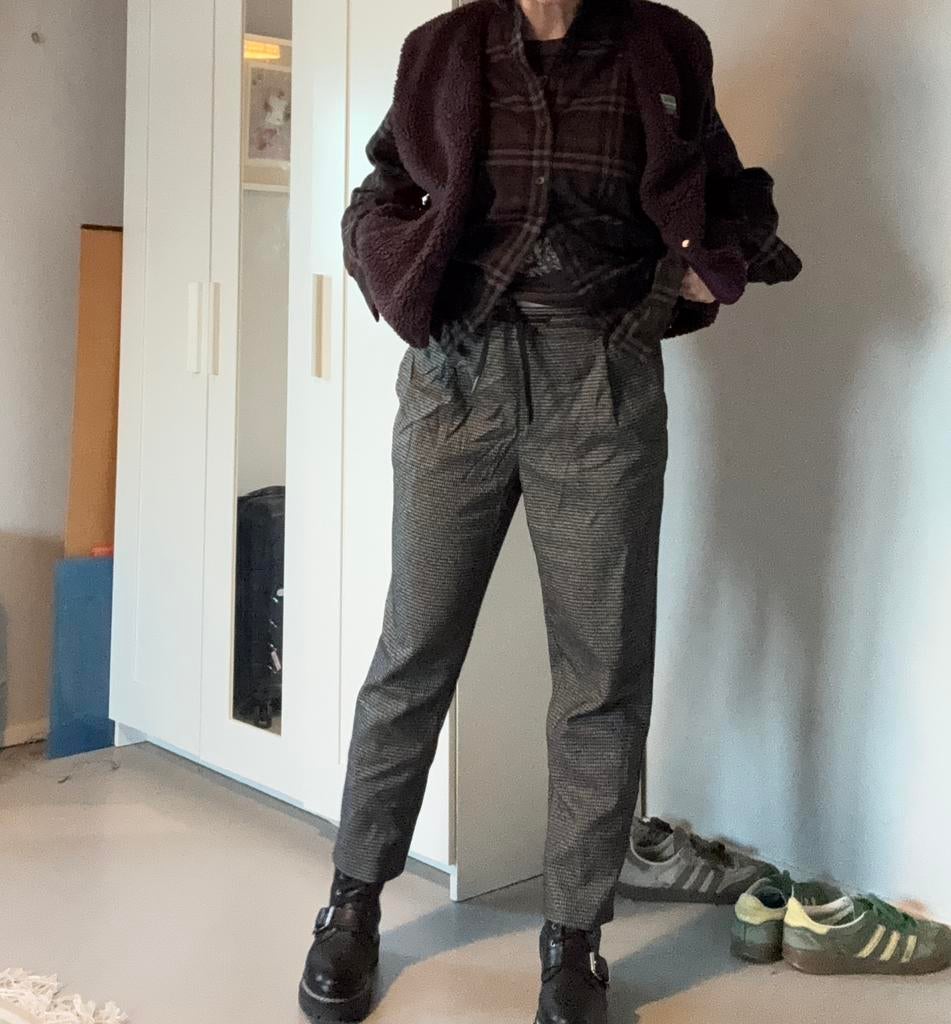 Sissy Boy elastic waist pull string trousers size M, Maat 38/40 (M), Zwart, Ophalen of Verzenden, Zo goed als nieuw