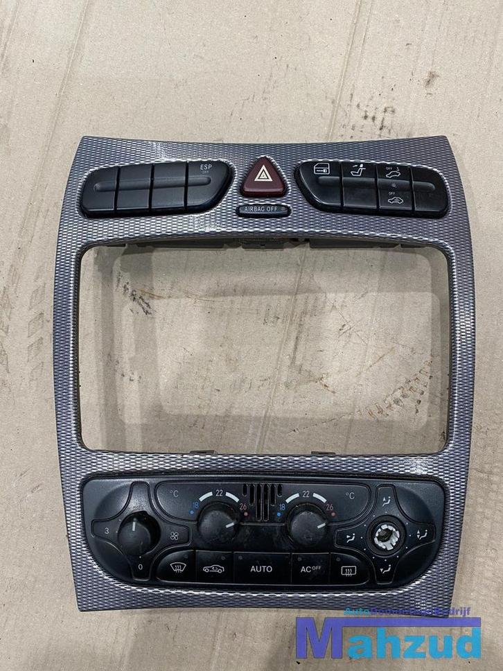 MERCEDES CLK W209 Middenconsole kachelpaneel schakelaars, Auto-onderdelen, Dashboard en Schakelaars, Mercedes-Benz, Gebruikt, Ophalen of Verzenden