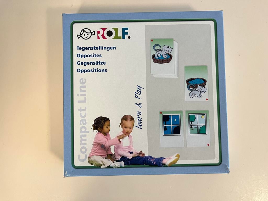 Rolf Tegenstellingen spel - Educatief Speelgoed, Kinderen en Baby's, Speelgoed | Educatief en Creatief, Zo goed als nieuw, Taal en Lezen