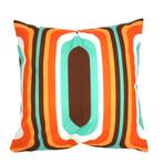 Retro kussenhoes Jessie mint 45 x 45 cm, Dekussenkraam@gmail.com, Overige kleuren, De kussenkraam, Vierkant