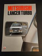 Brochure Mitsubishi Lancer Turbo 1981, Ophalen of Verzenden, Zo goed als nieuw, Mitsubishi
