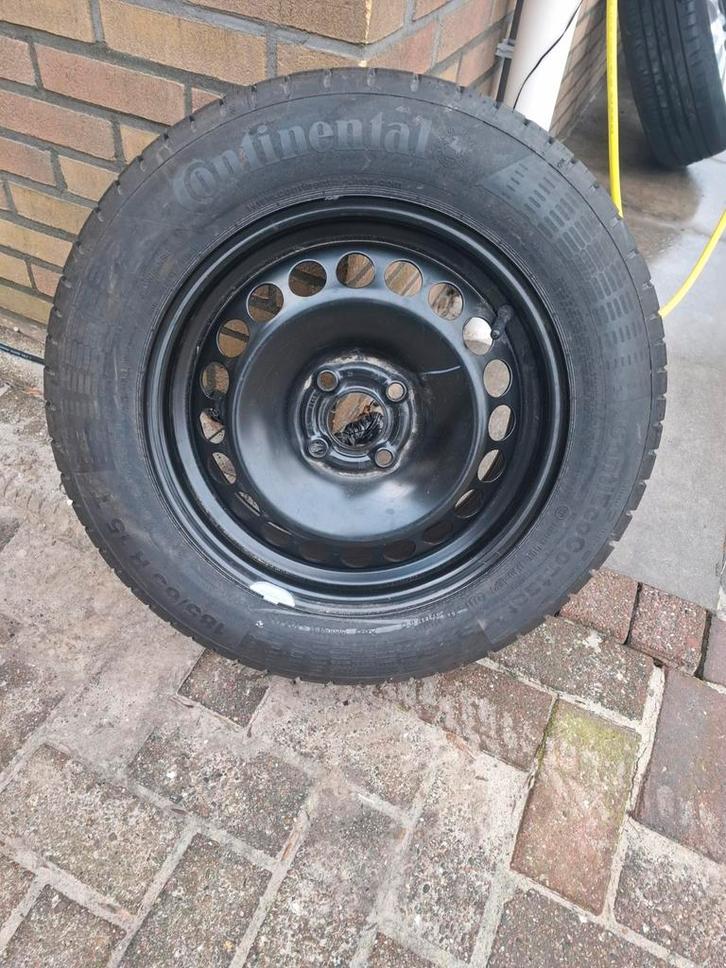 Zomerband met stalen velg - 185/65 R15, Auto diversen, Aanhangwagen-onderdelen, Gebruikt, Ophalen of Verzenden