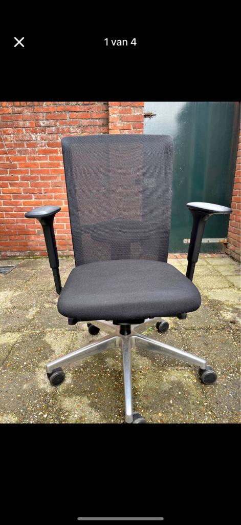 BUREAUSTOEL SE7EN LX212, Huis en Inrichting, Bureaustoelen, Zo goed als nieuw, Bureaustoel, Zwart, Ergonomisch, Ophalen