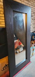 Grote donkerbruine Ikea spiegel, Gebruikt, Ophalen of Verzenden, 150 tot 200 cm, Rechthoekig
