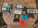 Nintendo switch oled zelda edition, Spelcomputers en Games, Spelcomputers | Nintendo Switch, Ophalen of Verzenden, Gebruikt, Met 3 controllers of meer