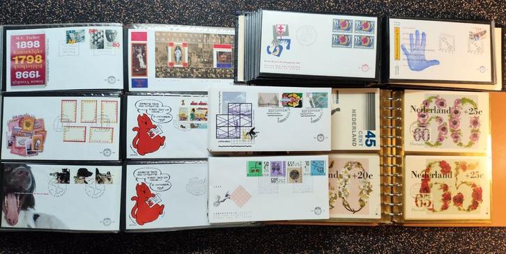 FDC 's Nederland 330 stuks, Postzegels en Munten, Postzegels | Eerstedagenveloppen, Onbeschreven, Nederland, Ophalen of Verzenden
