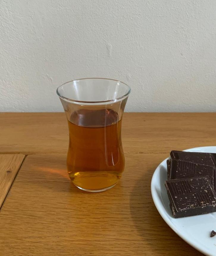 4 Turkse theeglazen, Marrokaanse theeglazen / amuseglas laag, Verzamelen, Glas en Borrelglaasjes, Zo goed als nieuw, Overige typen