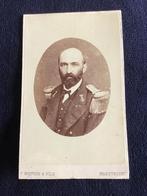 CDV, Marinier Officier, P. Weynen & Fils, Maastricht, + naam, Ophalen of Verzenden, Marine, Nederland, Foto of Poster