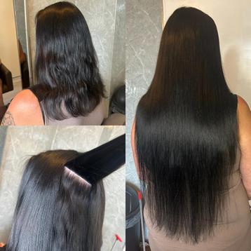 Hair Extensions lang & vol haar met (genius) weave, nanoring beschikbaar voor biedingen