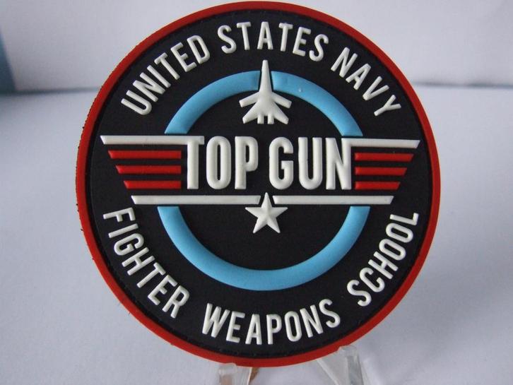 Embleem,Badge,Patch,PVC,Topgun, Verzamelen, Film en Tv, Nieuw, Film, Overige typen, Verzenden