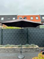 Parasol met voet, Ophalen, Gebruikt