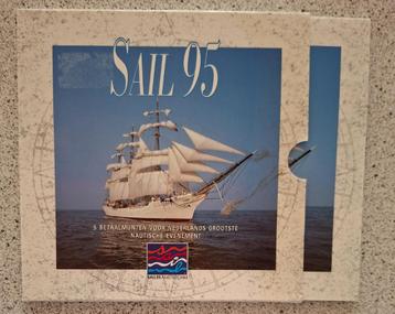 Sail Amsterdam 1995. compleet setje met 5 betaalmunten beschikbaar voor biedingen