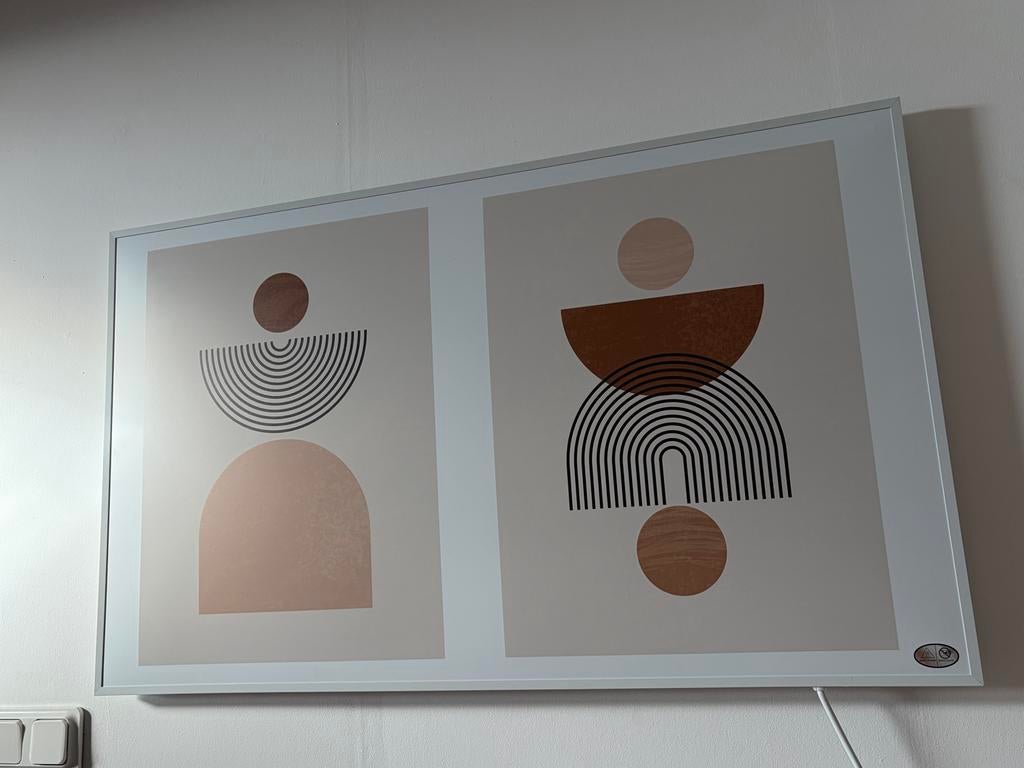 Königshaus Infrarood verwarmingspaneel 600W, Ophalen, 30 tot 80 cm, Radiator, 60 tot 150 cm