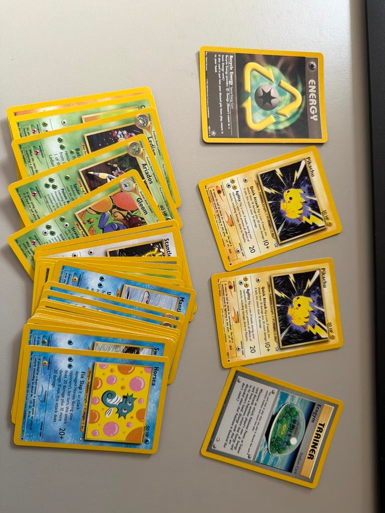 Set kaarten neo genesis, Ophalen of Verzenden, Gebruikt, Meerdere kaarten