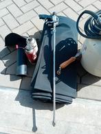 Dakbedekking set: EPDM, spuitpistool, gasfles, roller, Ophalen of Verzenden, Gebruikt, Zwart