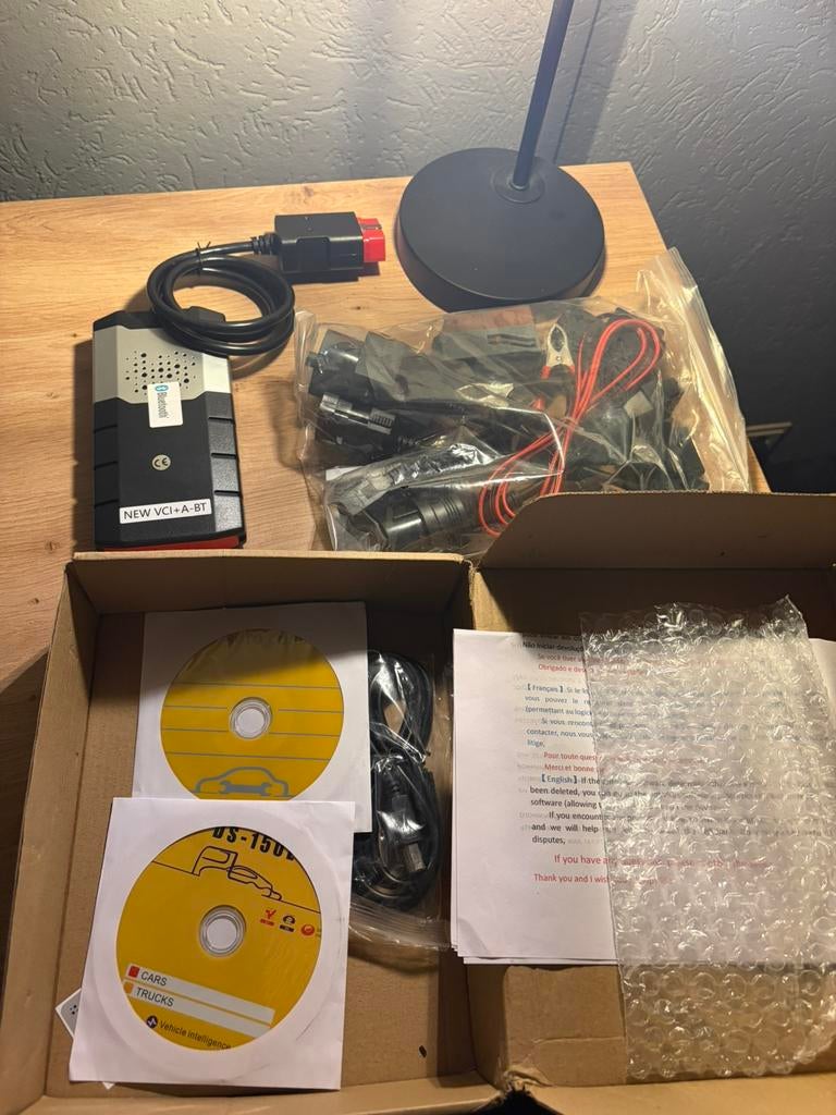 Delphi Autocom DS150E OBD2 Diagnose Bluetooth Set, Auto diversen, Autogereedschap, Ophalen of Verzenden, Nieuw