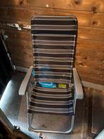 Comfortabele verstelbare campingstoel, Caravans en Kamperen, Kampeeraccessoires, Ophalen, Gebruikt