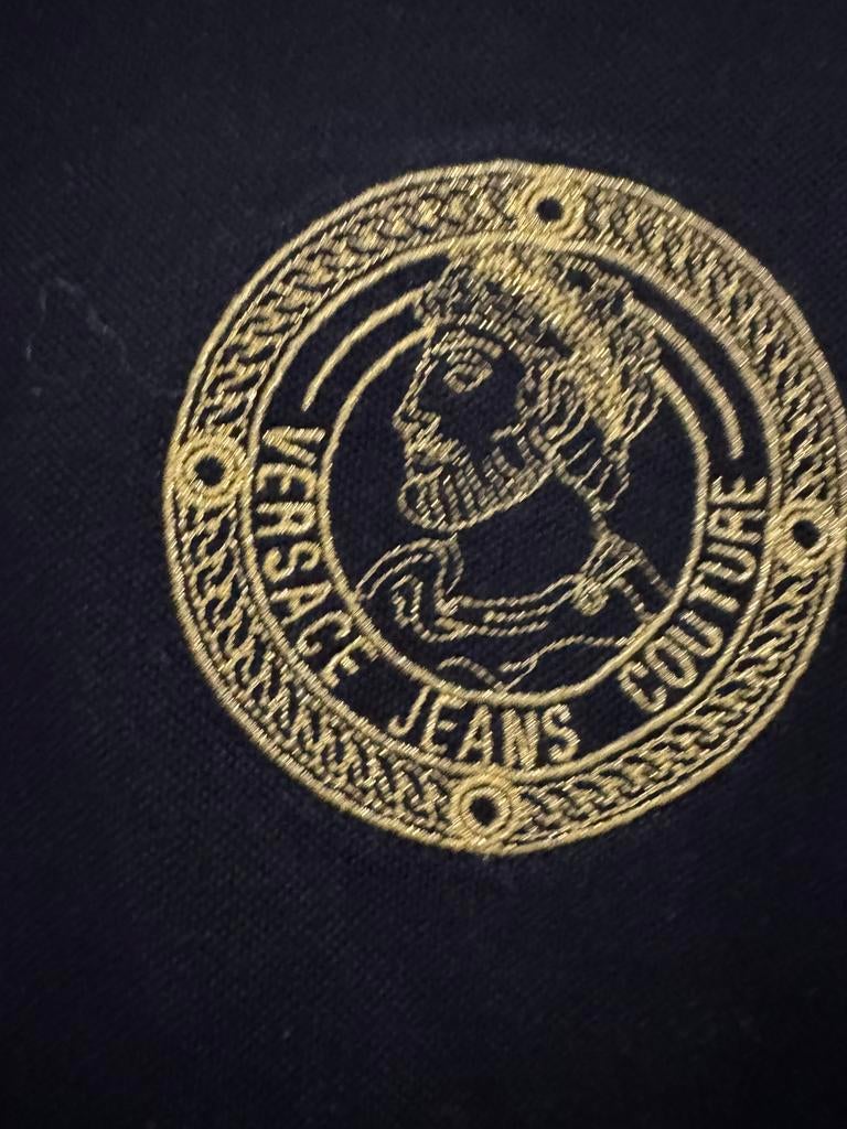 versace polos maat l origineel, Kleding | Heren, T-shirts, Ophalen of Verzenden, Zo goed als nieuw, Maat 52/54 (L), Zwart