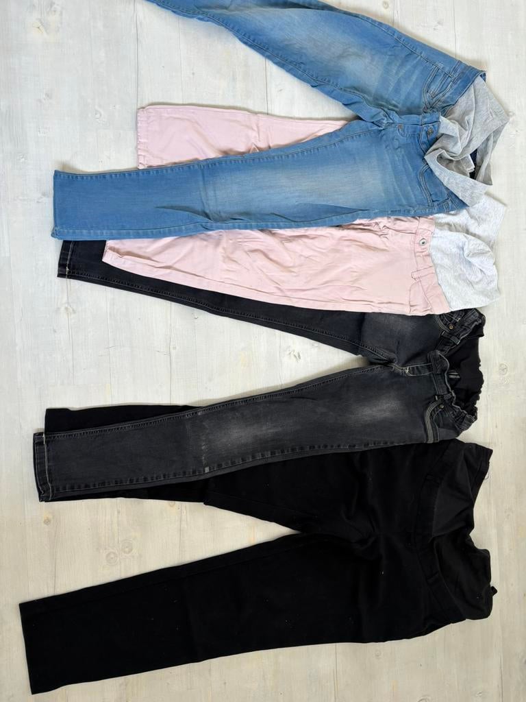 Veel zwangerschapskleding maat s/m, Kleding | Dames, Blauw, Zo goed als nieuw, Broek of Spijkerbroek, Ophalen