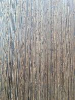 Wenge rond houten dienblad , jaren 70, Gebruikt, Ophalen of Verzenden, Onbekend, Onbekend