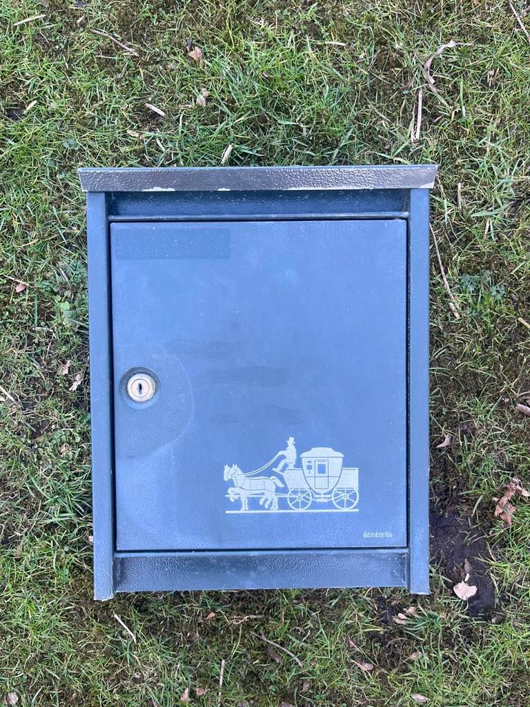 Brievenbus, Ophalen, Gebruikt, Staal, Wandbrievenbus