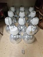 Partij fabriekslampen, Ophalen, 50 tot 75 cm, Zo goed als nieuw, Glas