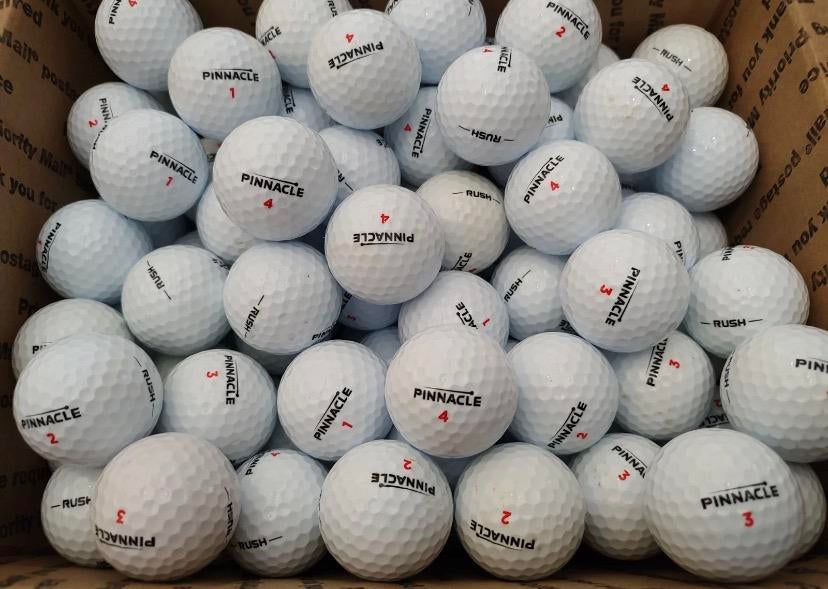 Pinnacle Rush golfballen top kwaliteit 100 stuks, Ophalen of Verzenden, Zo goed als nieuw, Bal(len)