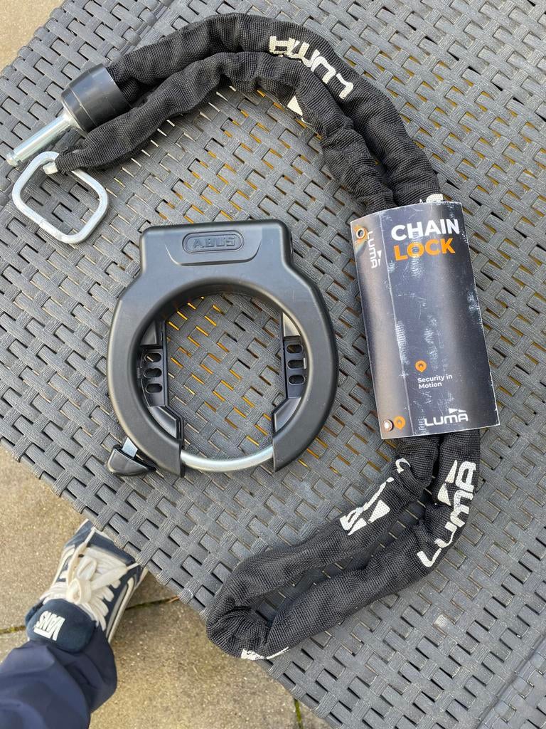 ABUS Ringslot met Luma Kettingslot - Nieuw, Ophalen, Nieuw, Ringslot