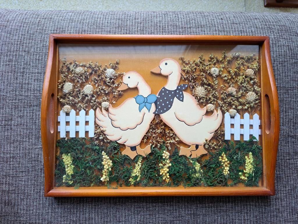 Dienblad, Huis en Inrichting, Woonaccessoires | Dienbladen, Ophalen of Verzenden, Rechthoekig, Hout