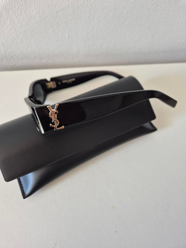 Nieuwe Saint Laurent Retro Zonnebril SLM152, Overige merken, Zonnebril, Zwart, Nieuw