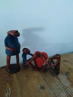 Afrikaans Kunst houtsnijwerk Methuseli Tshuma, Antiek en Kunst, Kunst | Beelden en Houtsnijwerken, Ophalen of Verzenden, Beschilderd